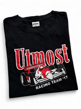 Black Utmost Racing Streetwear graphic tee XXL